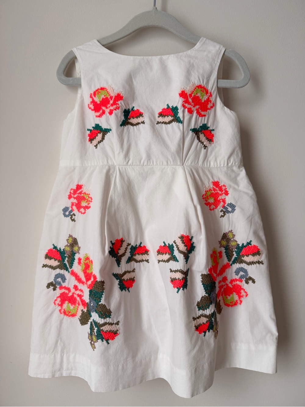 Bonpoint Flower Embroidery Dress